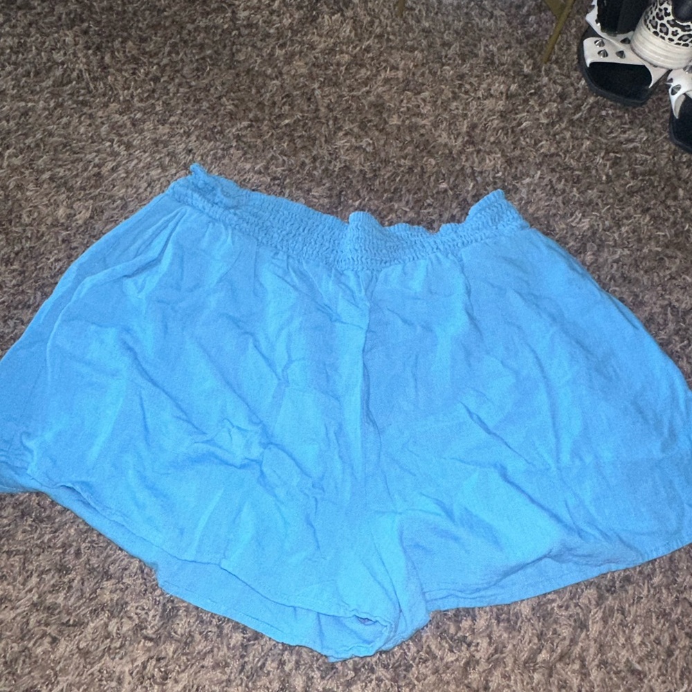 Wild Fable Blue Athletic Shorts Lightweight Elastic Waist